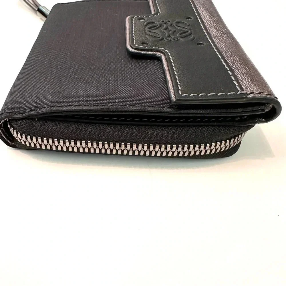 Loewe Logos Anagram Bifold Wallet Wristlet RARE - Pristine condition